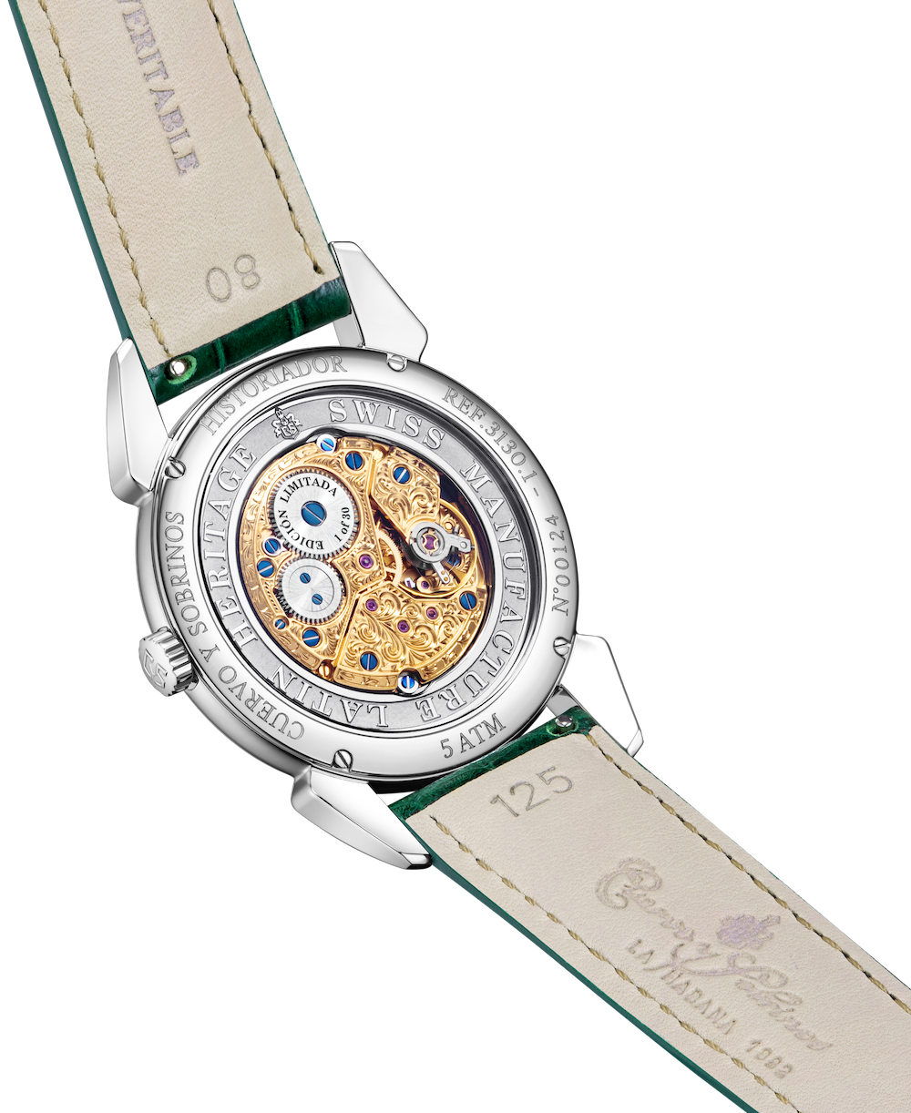 Cuervo y Sobrinos Watch Historiador Flameante Green Limited Edition 3130.1FGR Image 4