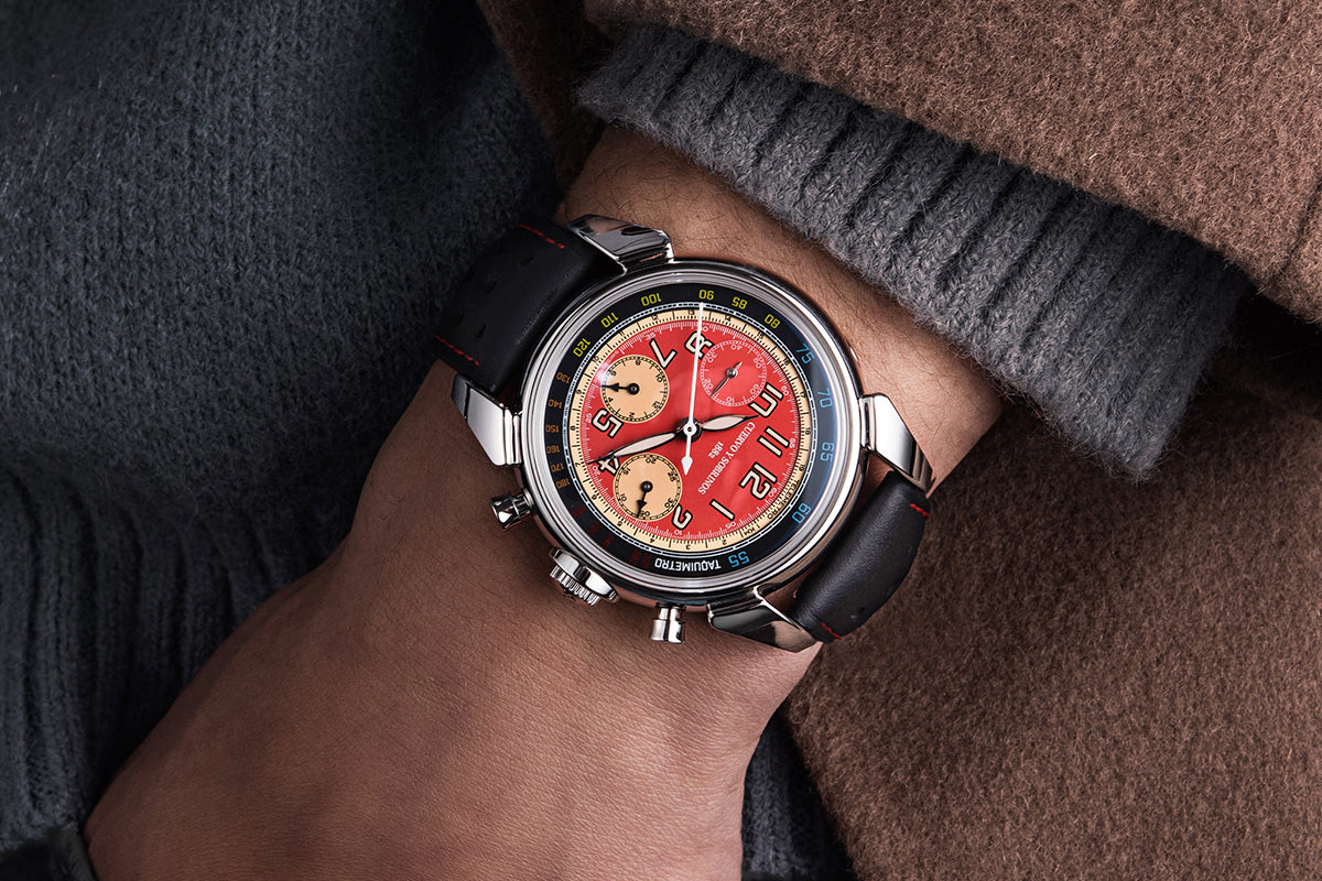 Cuervo y Sobrinos Watch Historiador Gran Premio de Cuba 1957 Limited Edition D 3142.1GP.57 Image 5