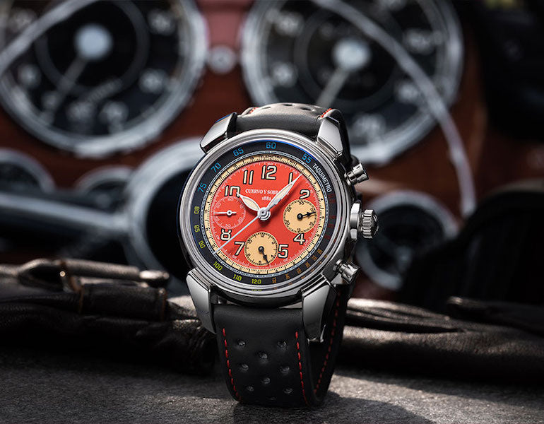 Cuervo y Sobrinos Watch Historiador Gran Premio de Cuba 1957 Limited Edition D 3142.1GP.57 Image 6