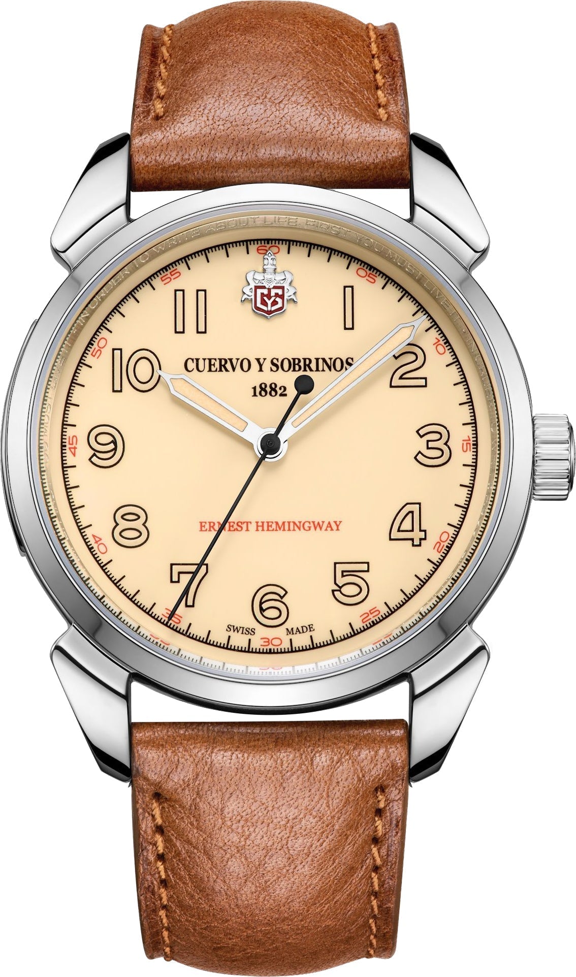 Cuervo y Sobrinos Watch Historiador Hemingway Limited Edition D 3189.1HC Image 1