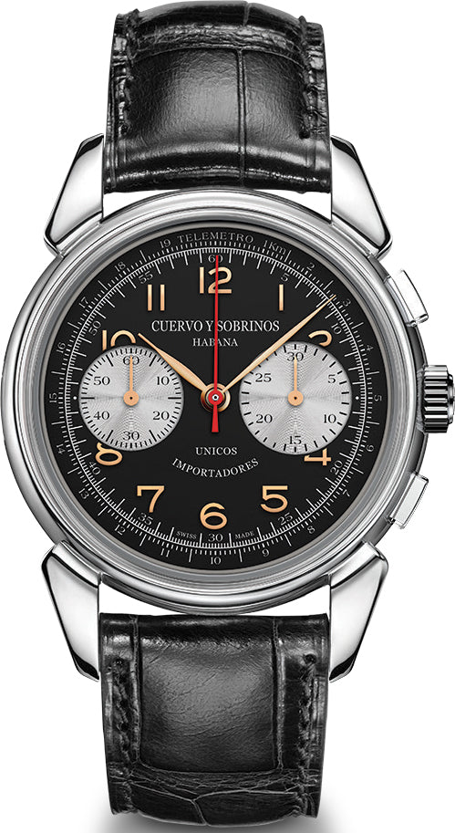 Cuervo y Sobrinos Watch Historiador Landeron Limited Edition 3146.1N Image 1