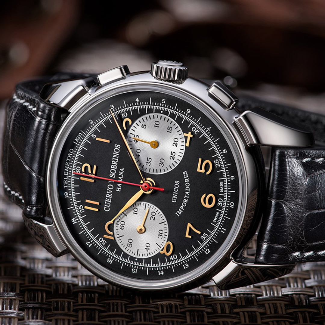 Cuervo y Sobrinos Watch Historiador Landeron Limited Edition 3146.1N Image 6