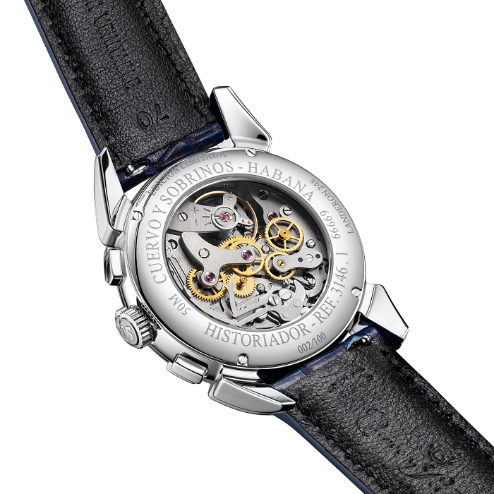Cuervo y Sobrinos Watch Historiador Landeron Limited Edition D 3146.1W Image 4