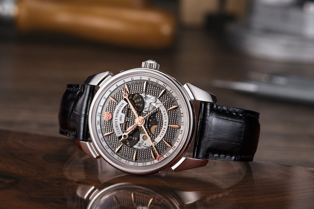 Cuervo y Sobrinos Watch Historiador Luna Negra Limited Edition 3194.1LAS Image 6