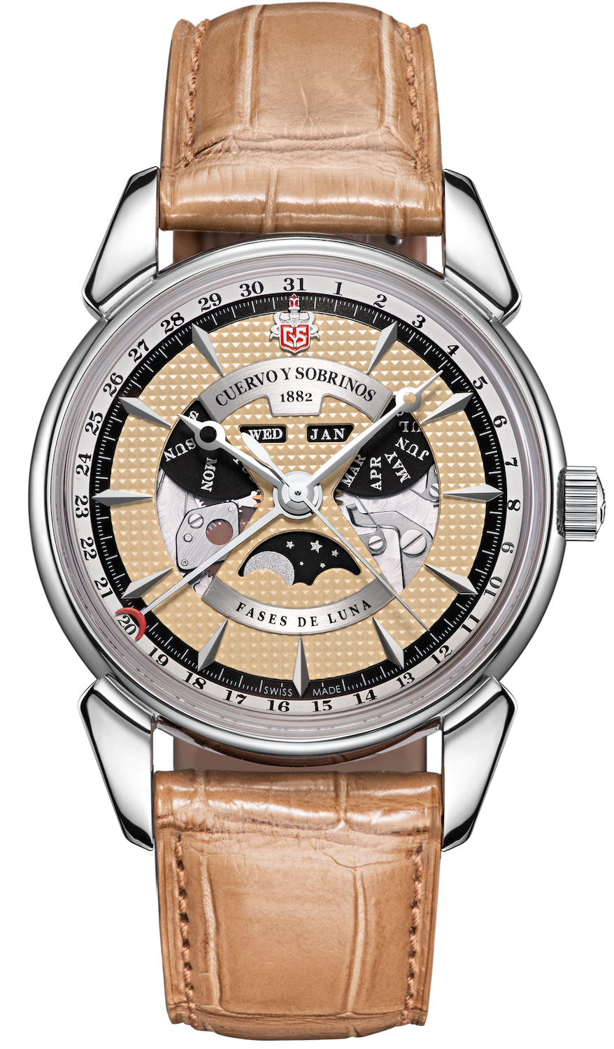 Cuervo y Sobrinos Watch Historiador Luna Negra Limited Edition 3194.1LCHS Image 1