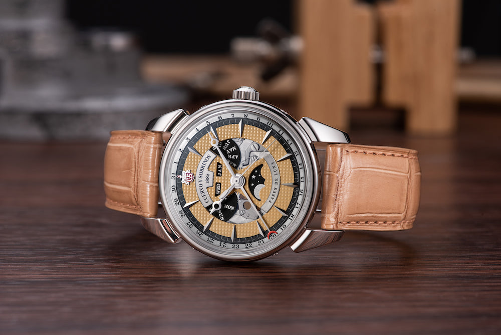 Cuervo y Sobrinos Watch Historiador Luna Negra Limited Edition 3194.1LCHS Image 6