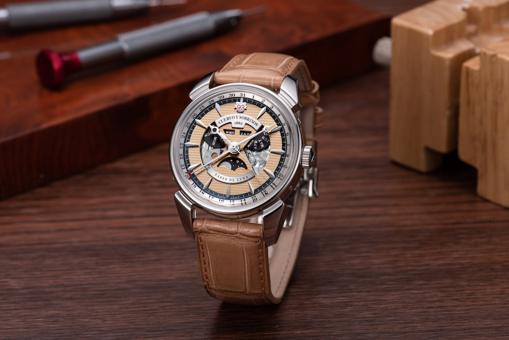 Cuervo y Sobrinos Watch Historiador Luna Negra Limited Edition 3194.1LCHS Image 7