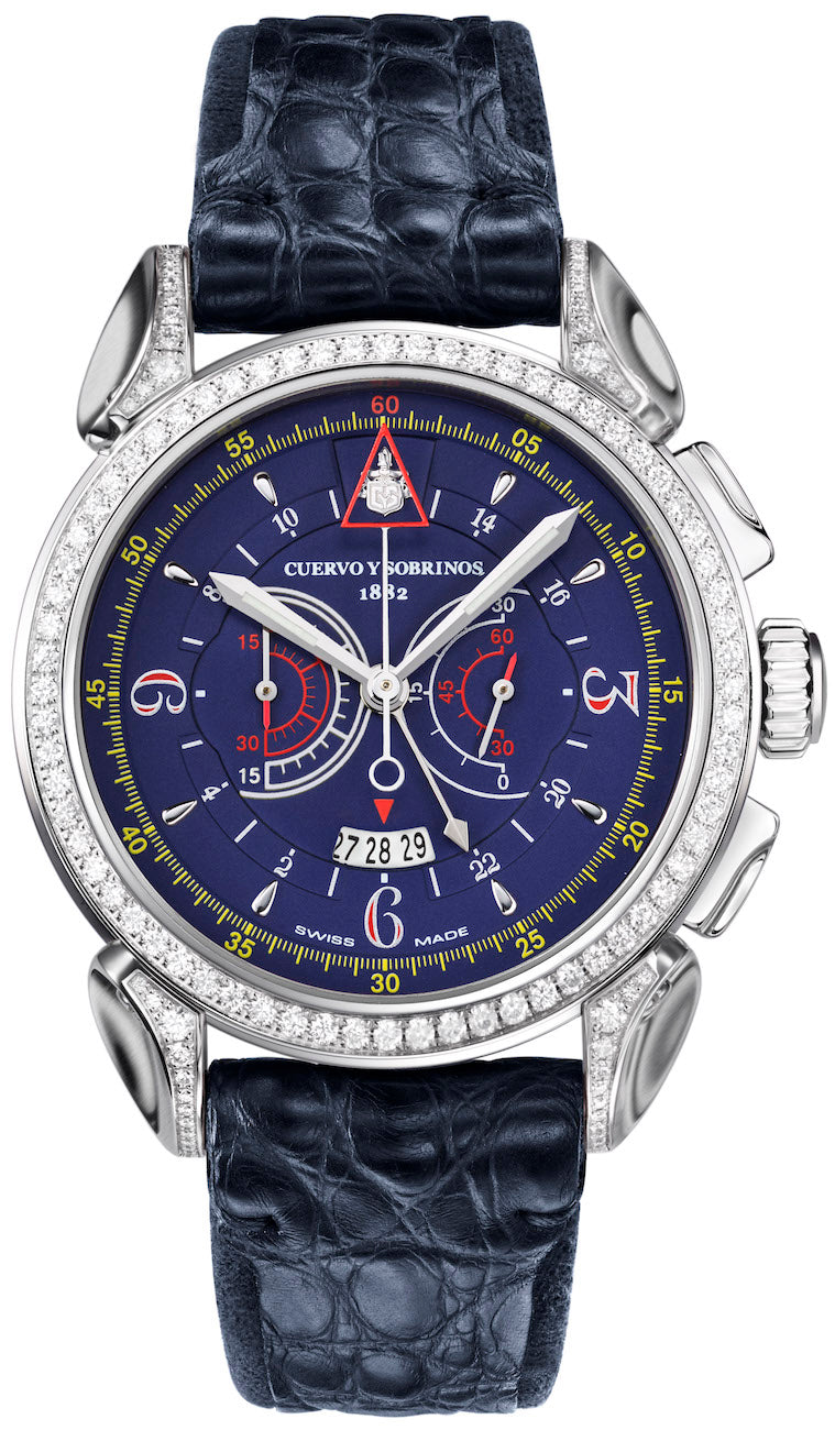 Cuervo y Sobrinos Watch Historiador Vuelo Chrono 3201.1B-S1-L Image 1