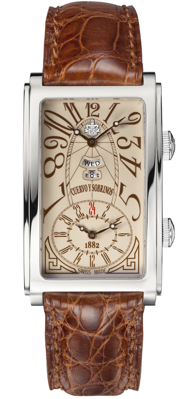 Cuervo y Sobrinos Watch Prominente Dual Time 1124.1ACG Image 1