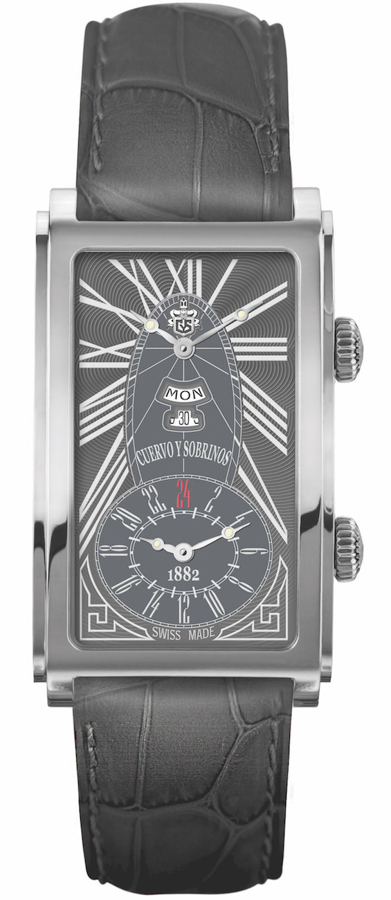 Cuervo y Sobrinos Watch Prominente Dual Time 1124.1RGG Image 1
