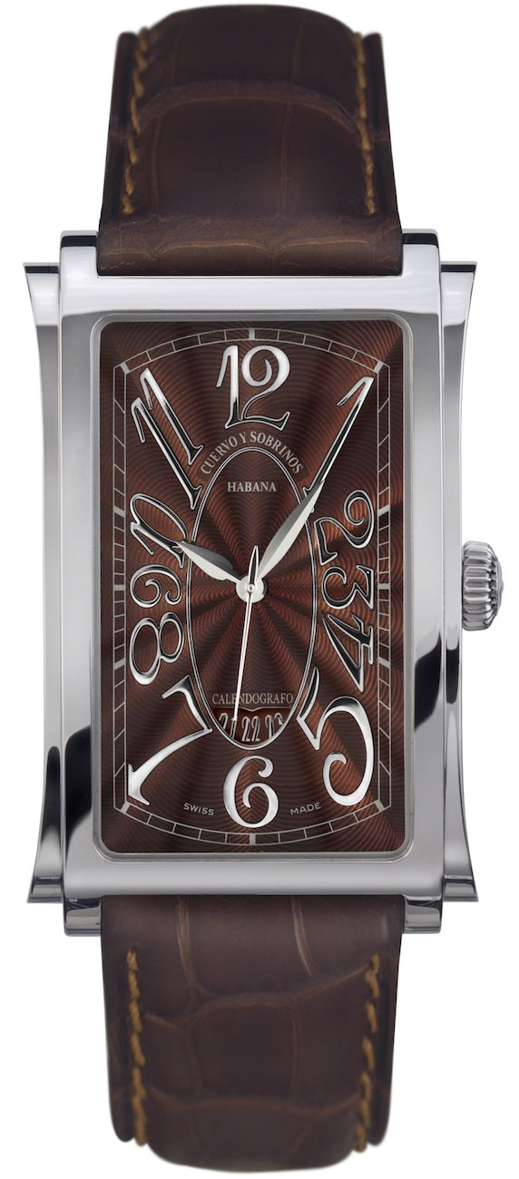 Cuervo y Sobrinos Watch Prominente Solo Tiempo 1012.1TG Image 1