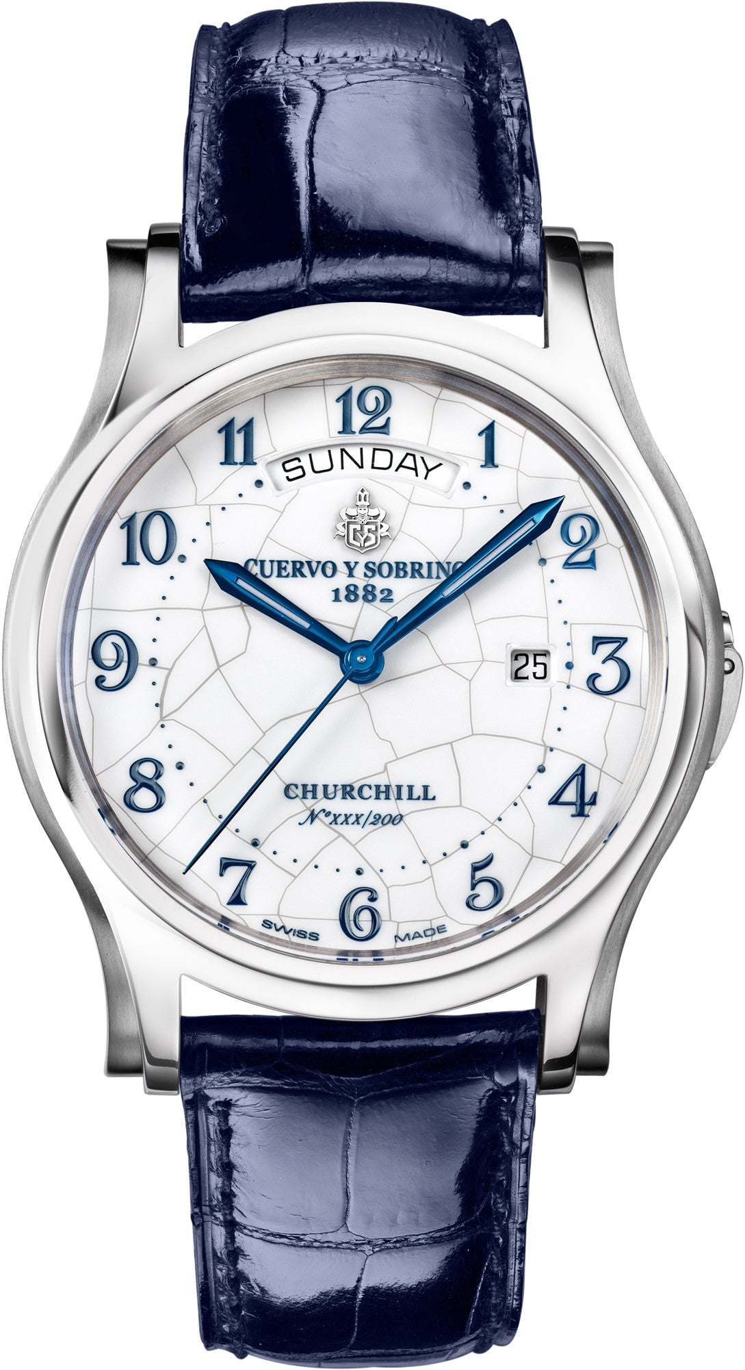 Cuervo y Sobrinos Watch Robusto Churchill Day Date 2810.1C17 Image 1