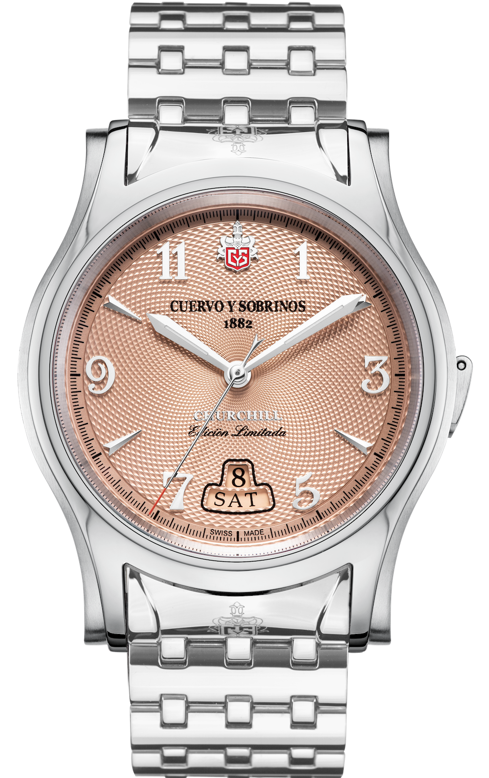 Cuervo y Sobrinos Watch Robusto Churchill Day Date Limited Edition 2810.1S Image 1