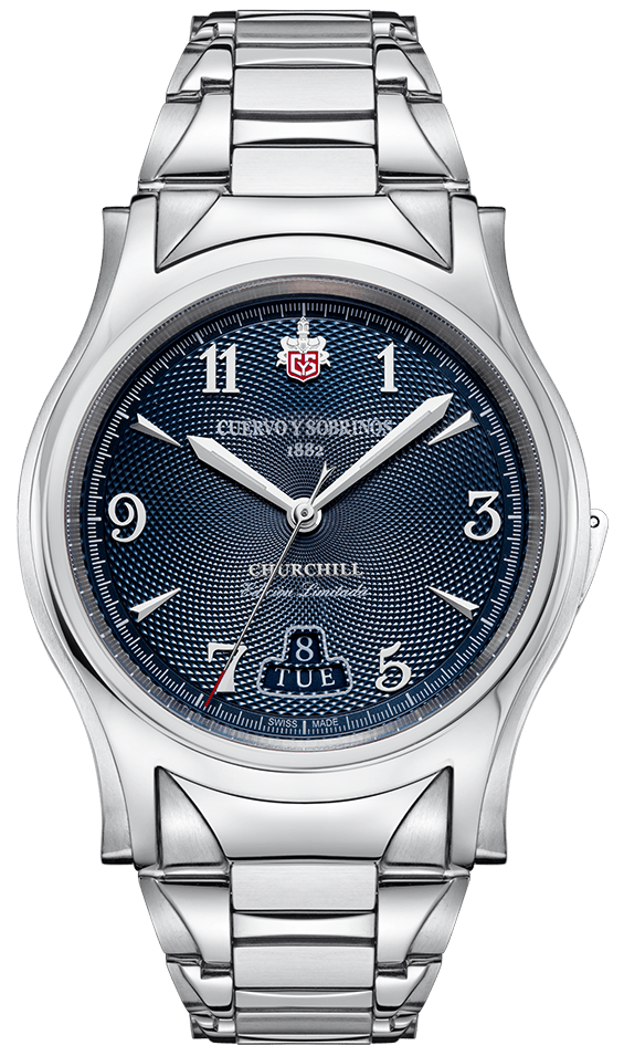 Cuervo y Sobrinos Watch Robusto Churchill Sir Winston Limited Edition Bracelet D 2810B.1SW BRACELET Image 1