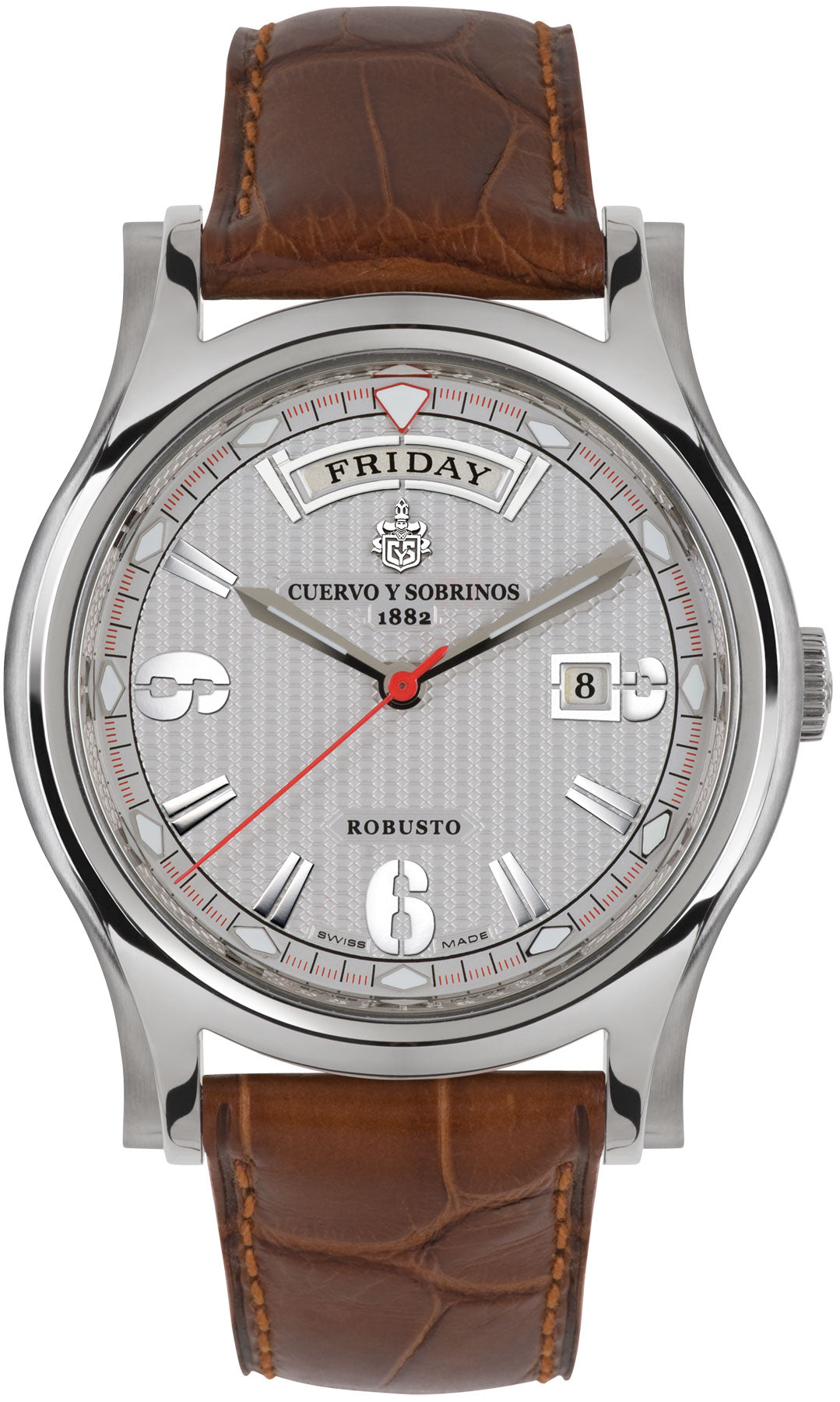 Cuervo y Sobrinos Watch Robusto Day Date 2811.1AH Image 1
