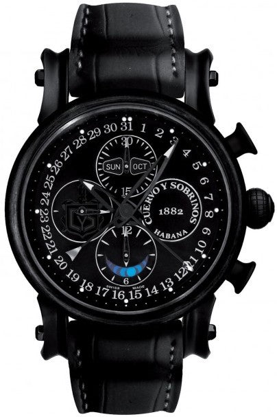 Cuervo y Sobrinos Watch Torpedo Pirata Black Beard Limited Edition 3051.5BB Image 1