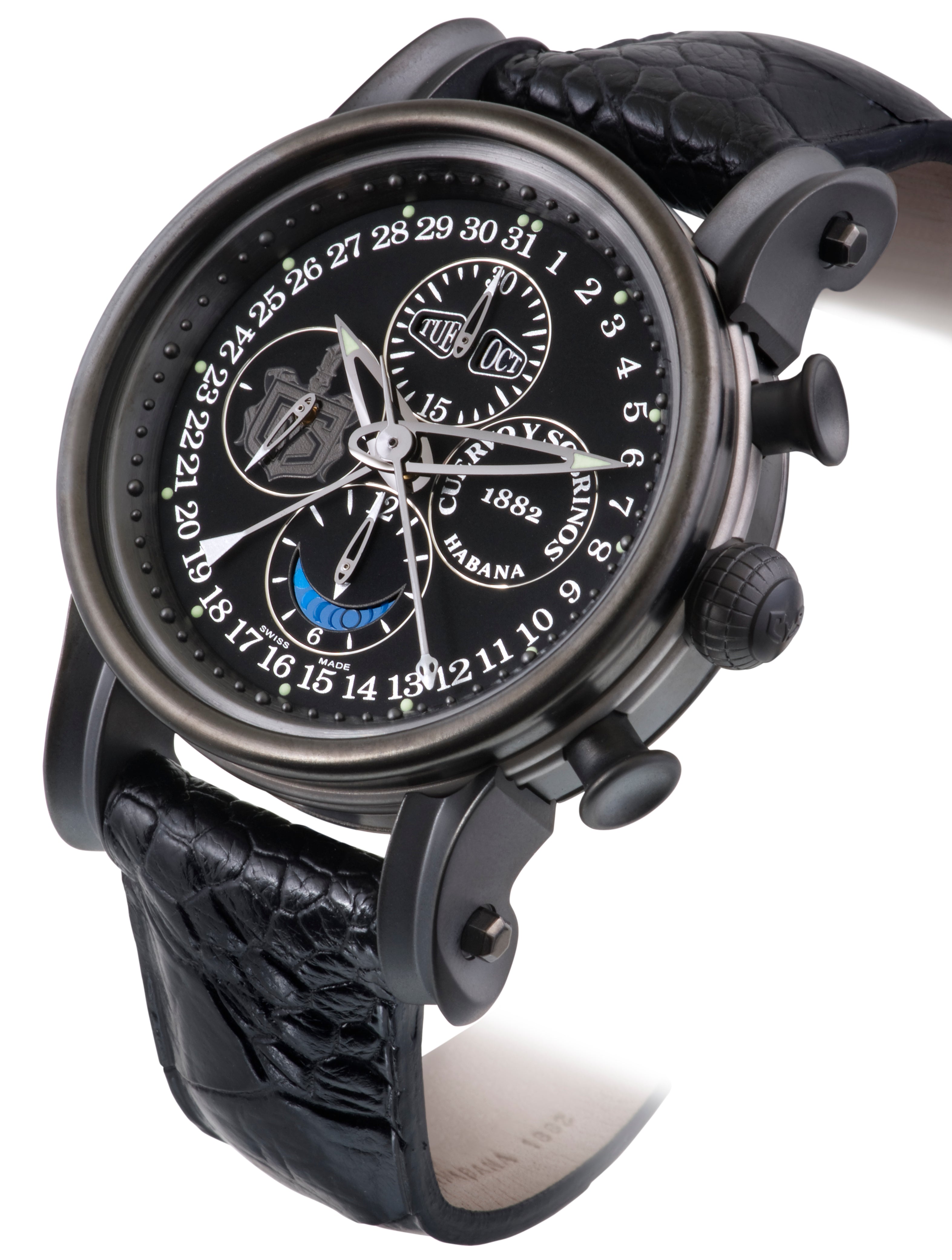 Cuervo y Sobrinos Watch Torpedo Pirata Black Beard Limited Edition 3051.5BB Image 2