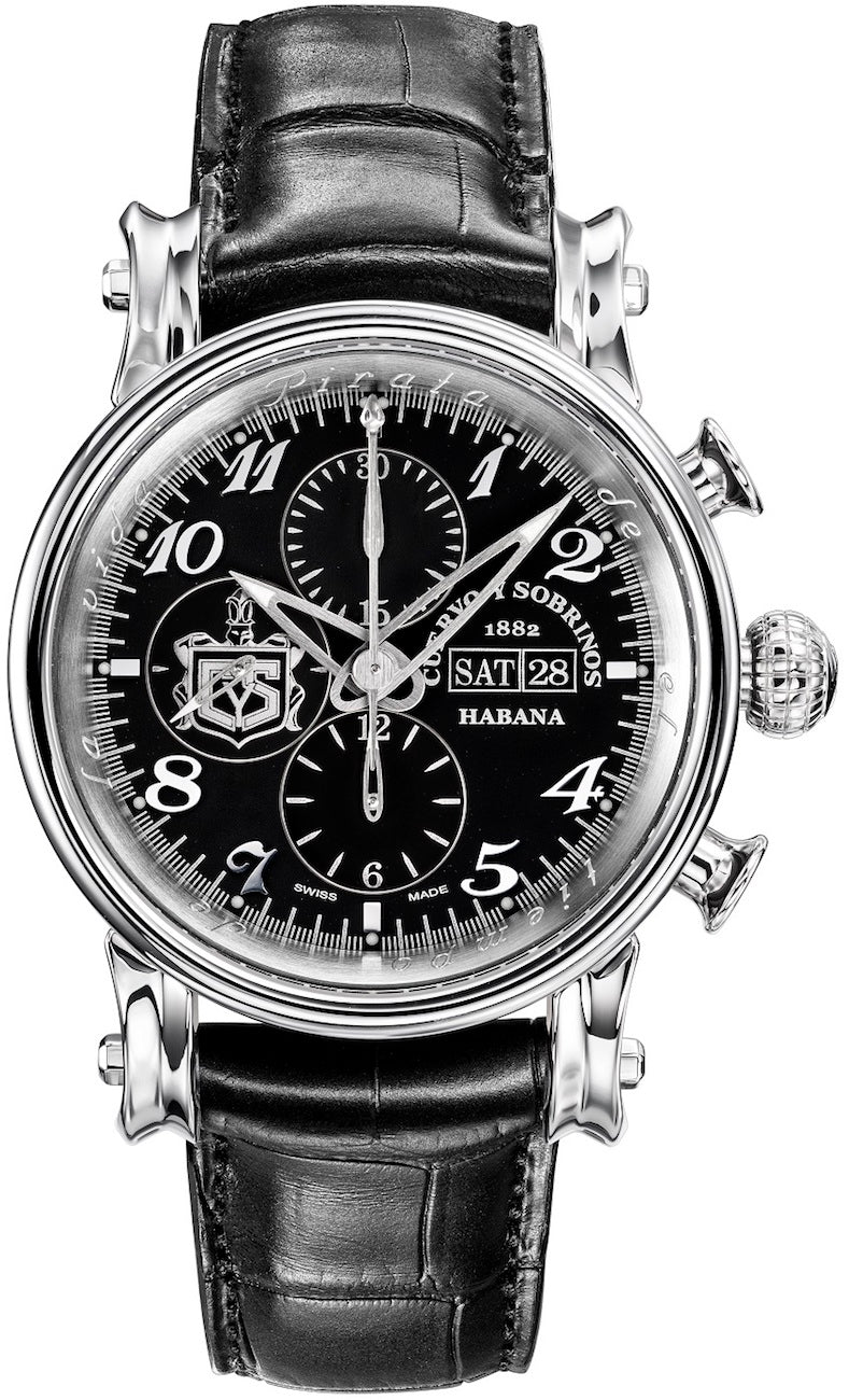 Cuervo y Sobrinos Watch Torpedo Pirata Chrono 3051.1NDD Image 1