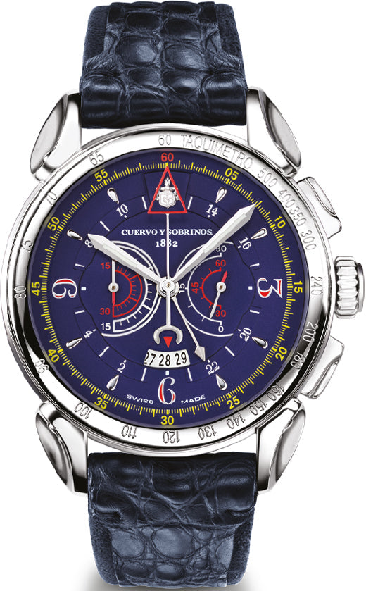 Cuervo y Sobrinos Watch Vuelo Chrono 3201.1B Image 1
