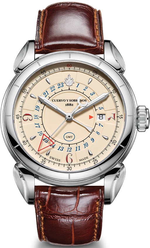 Cuervo y Sobrinos Watch Vuelo GMT 3204.1C Image 1