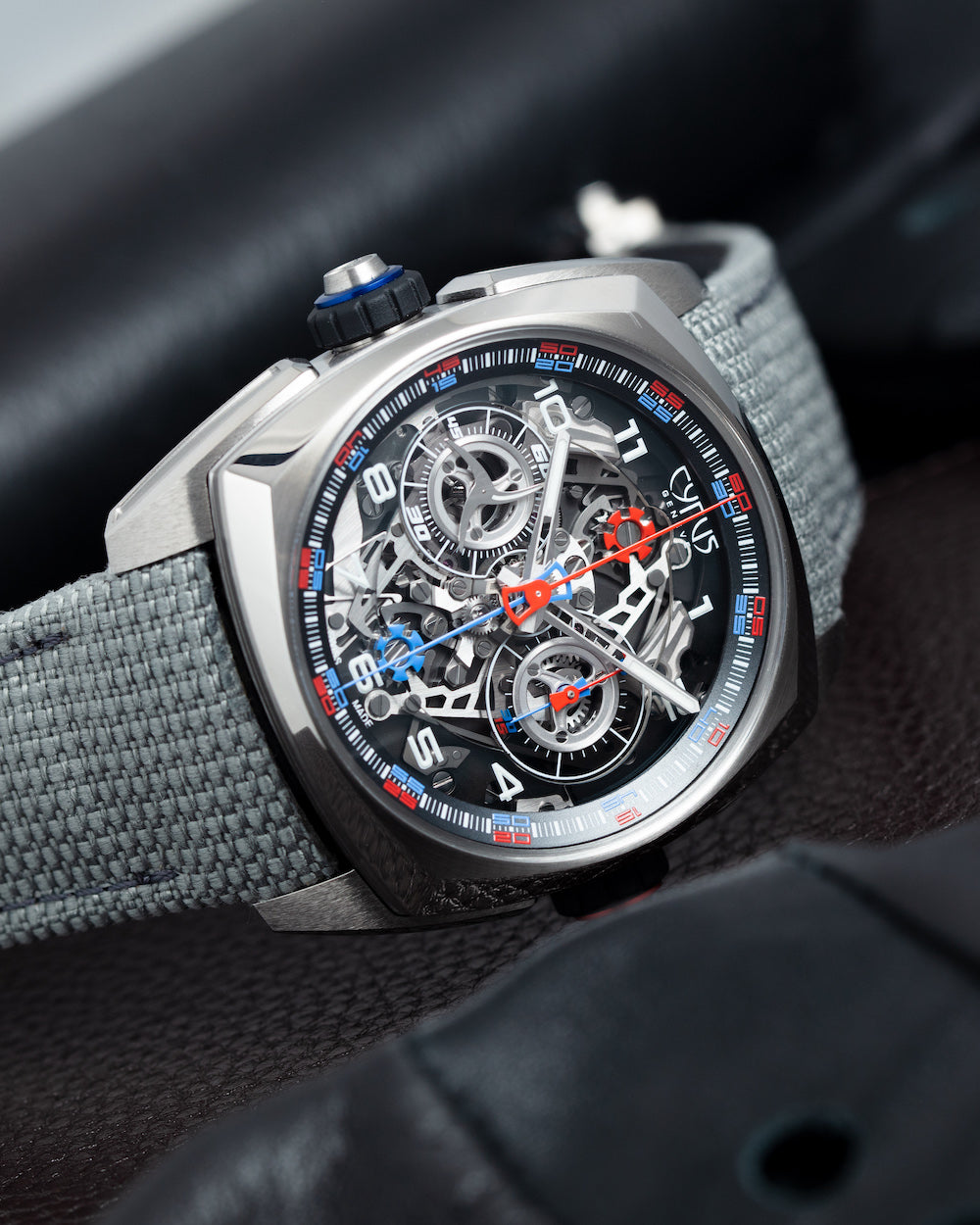 Cyrus Klepcys Dice Titanium Limited Edition Watch 539.508.TT.A Image 6