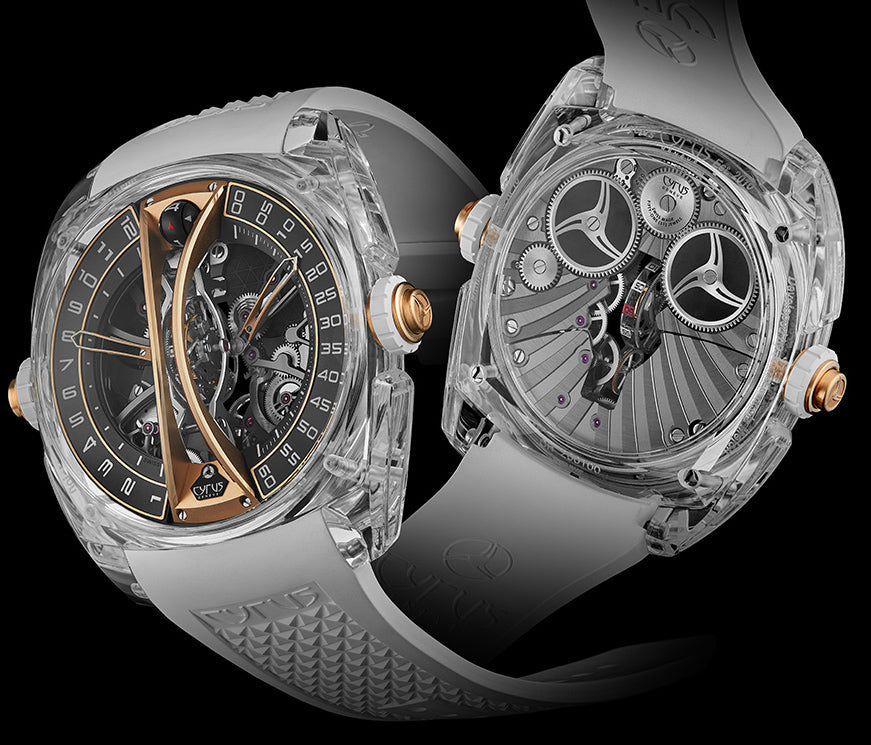 Cyrus Watch Klepcys Vertical Skeleton Tourbillon Sapphire Limited Edition 539.506.ZG.A Image 5