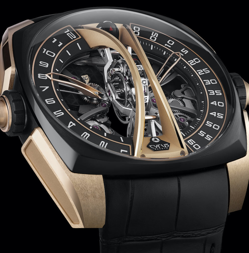 Cyrus Watch Klepcys Vertical Tourbillon Black Rose Gold Limited Edition 539.506.GD.A Image 3