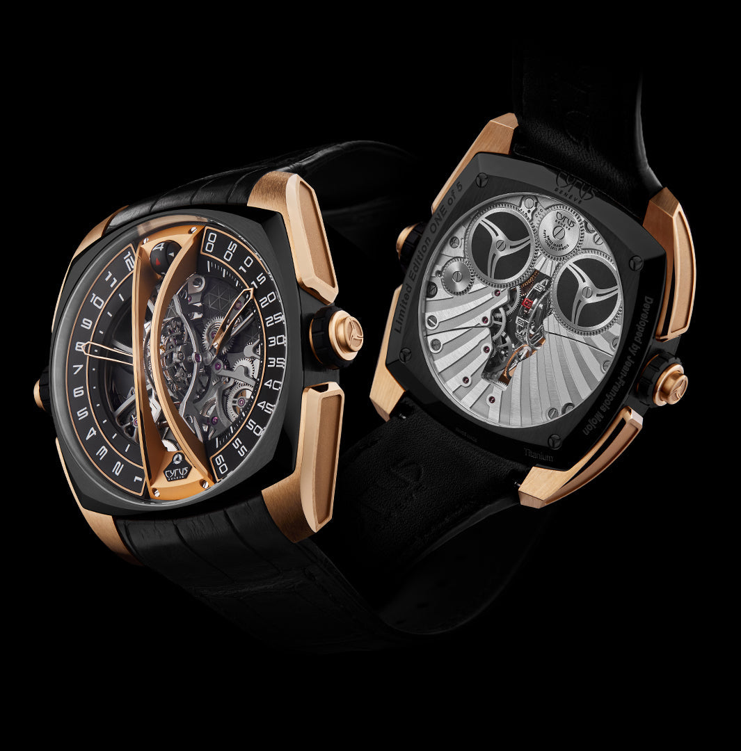 Cyrus Watch Klepcys Vertical Tourbillon Black Rose Gold Limited Edition 539.506.GD.A Image 4