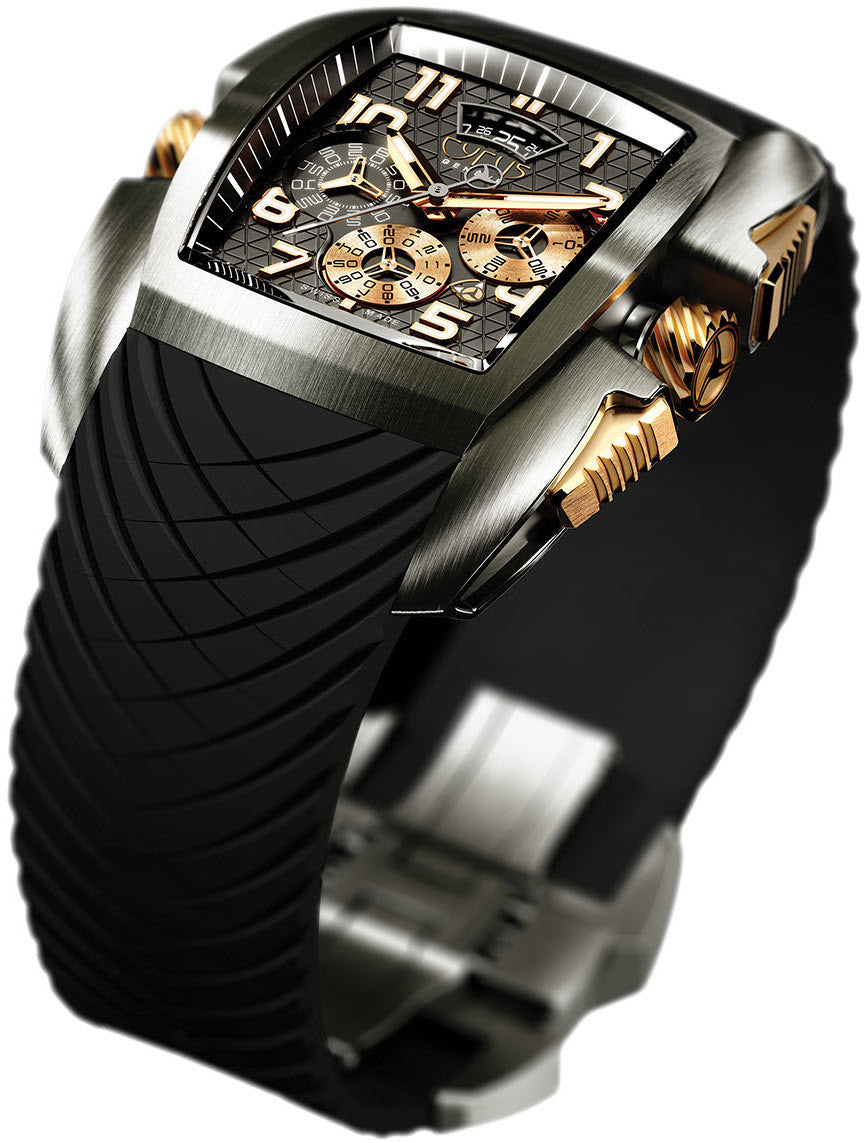Cyrus Watch Kuros Titanium Rose Gold Grey Dial Limited Edition 598.201.A Image 1