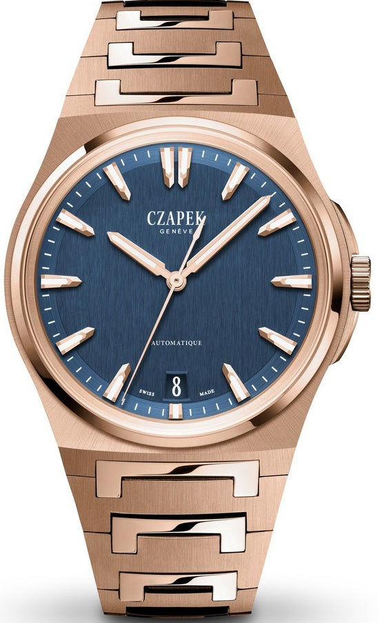 Czapek Antarctique Mount Erebus 5N Deep Blue Gold Bracelet Watch Antarctique Mount Erebus 5N Deep Blue Bracelet Image 1