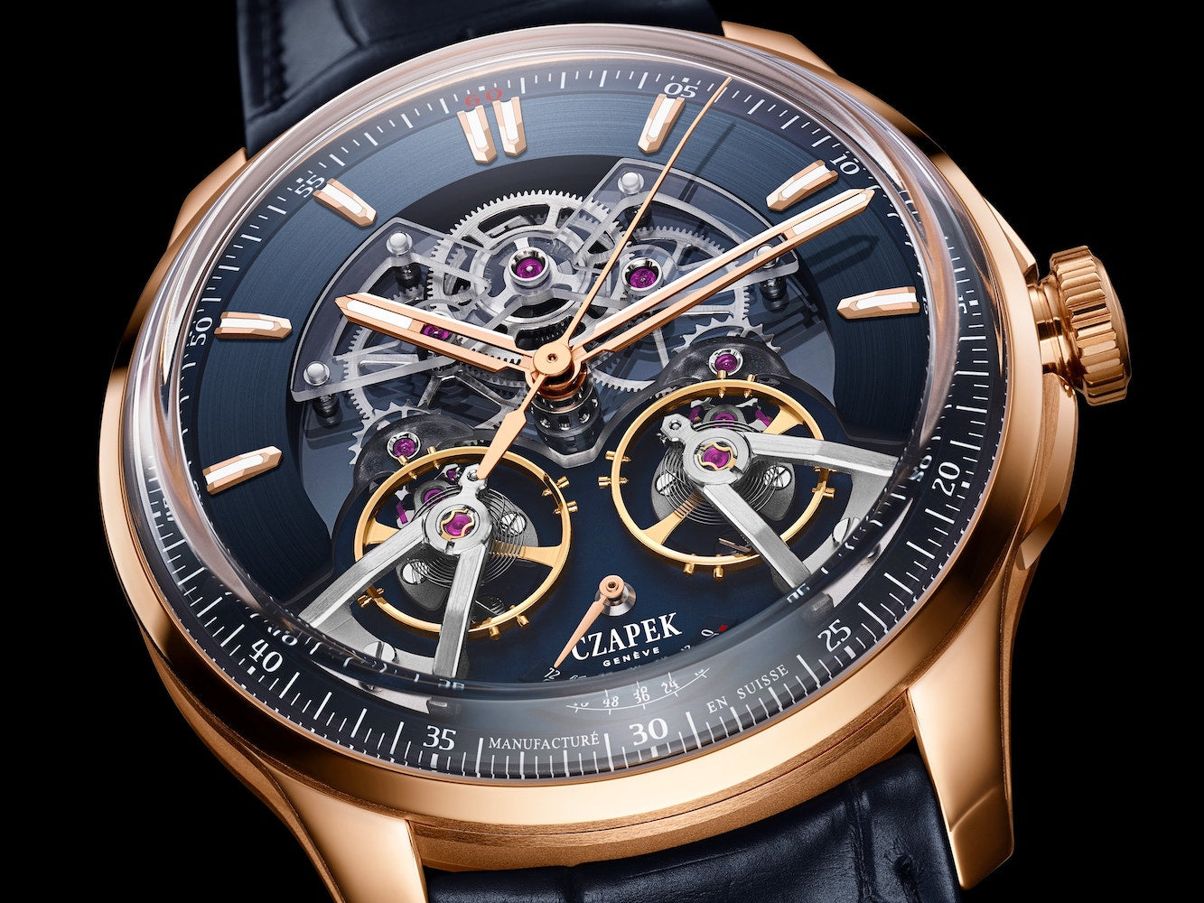 Czapek Place Vendome Complicite Harmony Blue Limited Edition Watch Place Vendome Complicite Harmony Blue Image 2