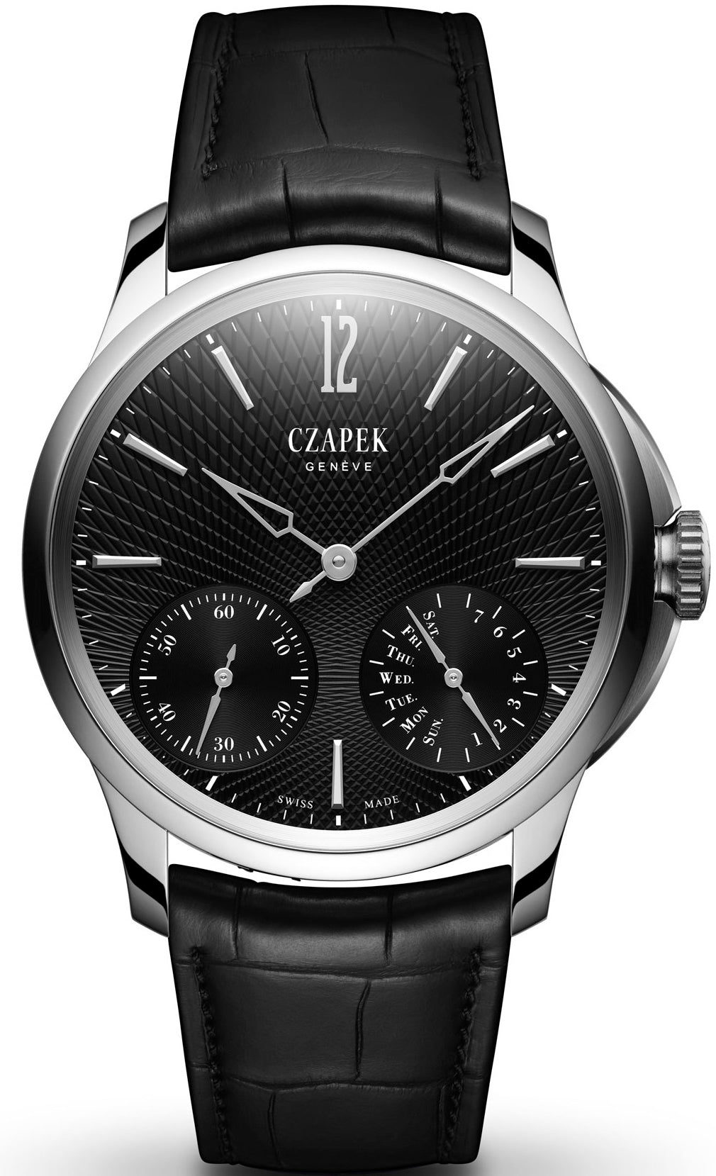 Czapek Quai des Bergues No.17 Double Soleil Tuxedo Black Watch Quai des Bergues 17 Double Soleil Tuxedo Black Image 1