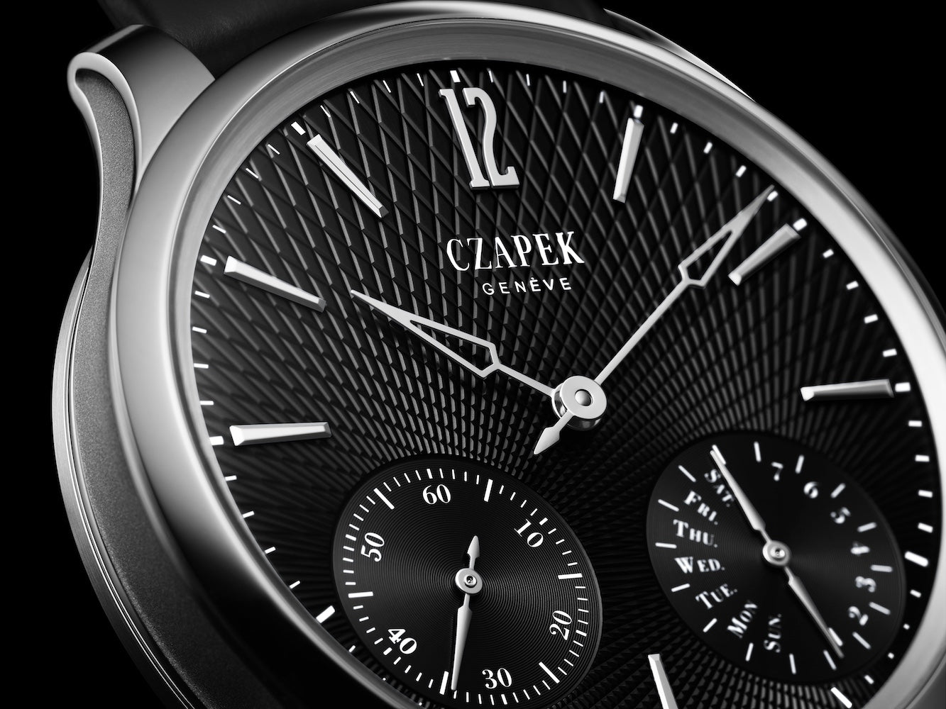 Czapek Quai des Bergues No.17 Double Soleil Tuxedo Black Watch Quai des Bergues 17 Double Soleil Tuxedo Black Image 2
