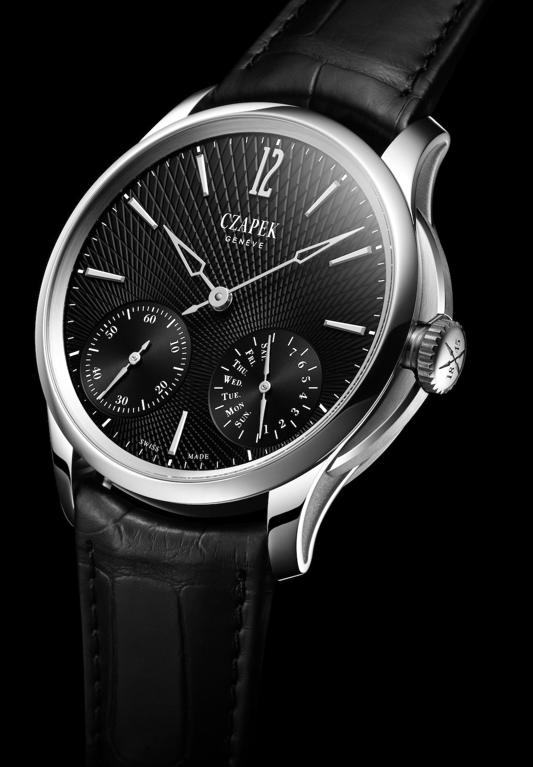Czapek Quai des Bergues No.17 Double Soleil Tuxedo Black Watch Quai des Bergues 17 Double Soleil Tuxedo Black Image 3