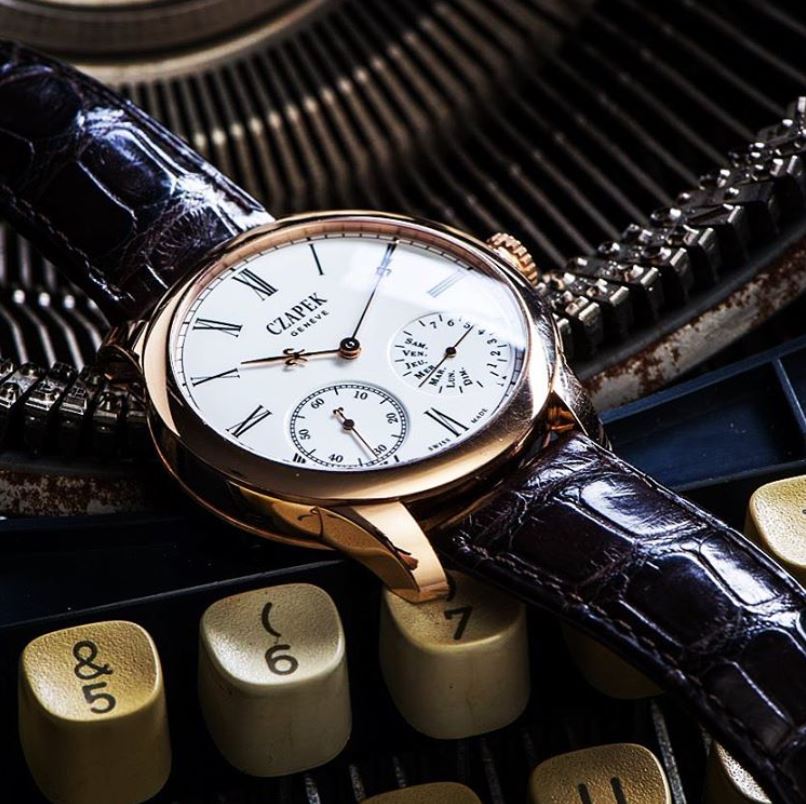 Czapek Watch Quai des Bergues Guilloche Ricochet Gold No.33bis Limited Edition Quai des Bergues Guilloche Ricochet Gold No.33bis Image 4