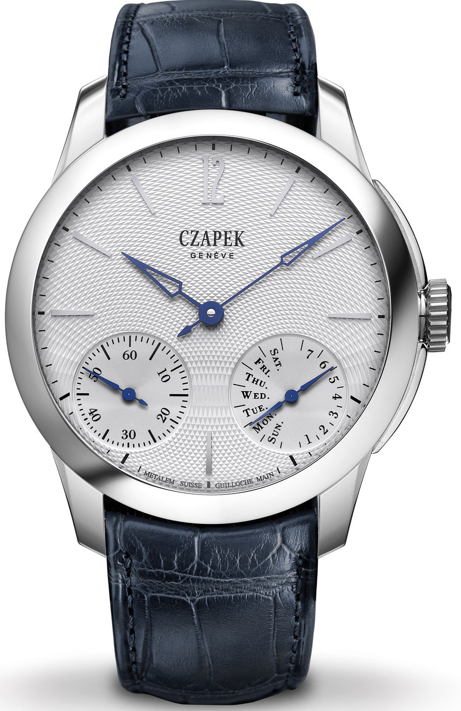 Czapek Watch Quai des Bergues Guilloche Ricochet Steel Sea Salt Grey S Limited Edition Quai des Bergues Guilloche Ricochet Steel Sea Salt Grey S Image 1