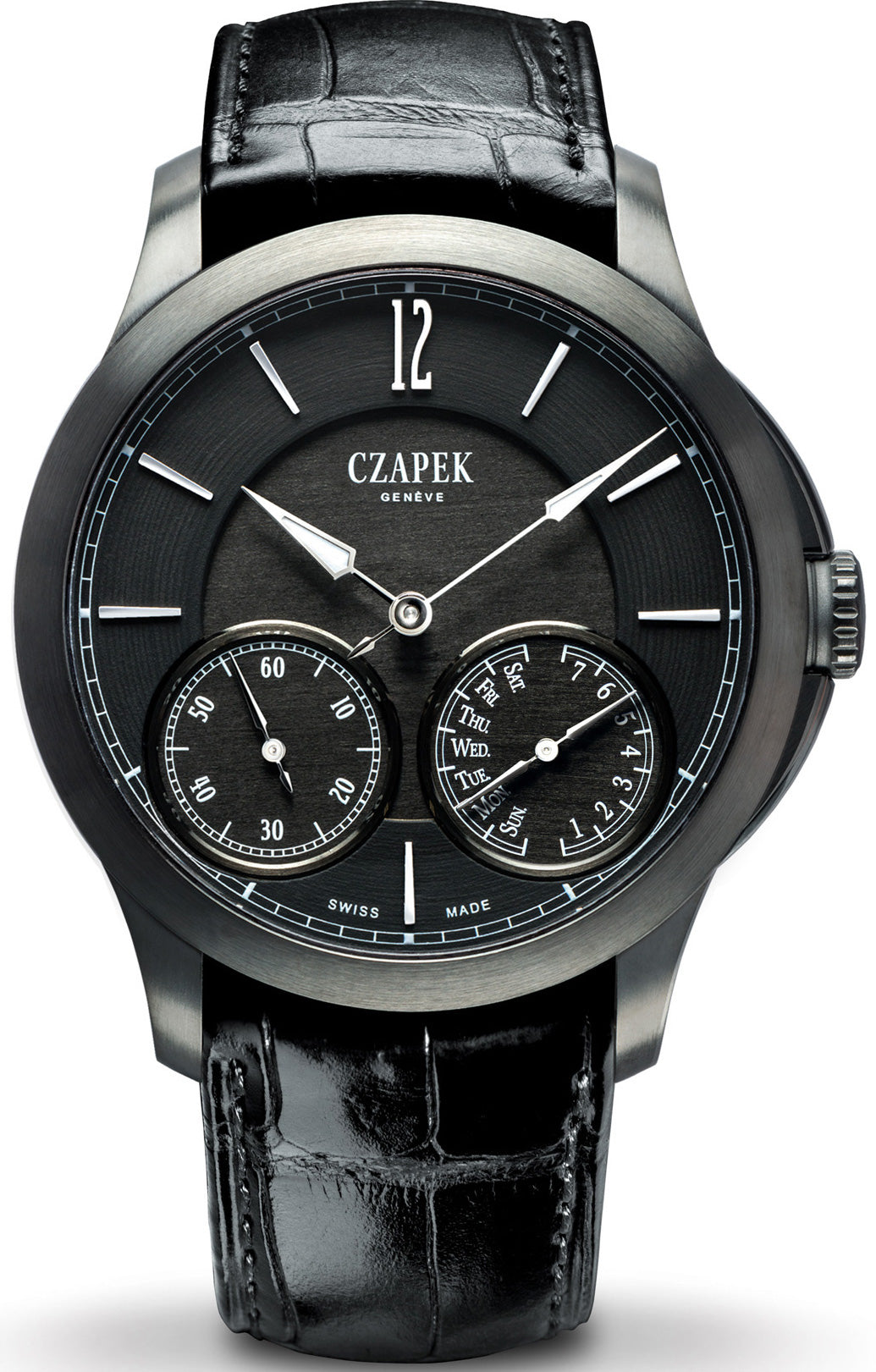 Czapek Watch Quai des Bergues Titanium Guilloche Ricochet Titanium No.27bis Limited Edition