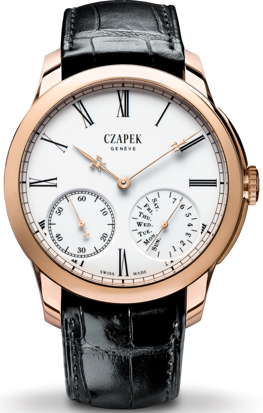 Czapek Watch Quai des Bergues Gold Guilloche Ricochet Gold No.33 Limited Edition