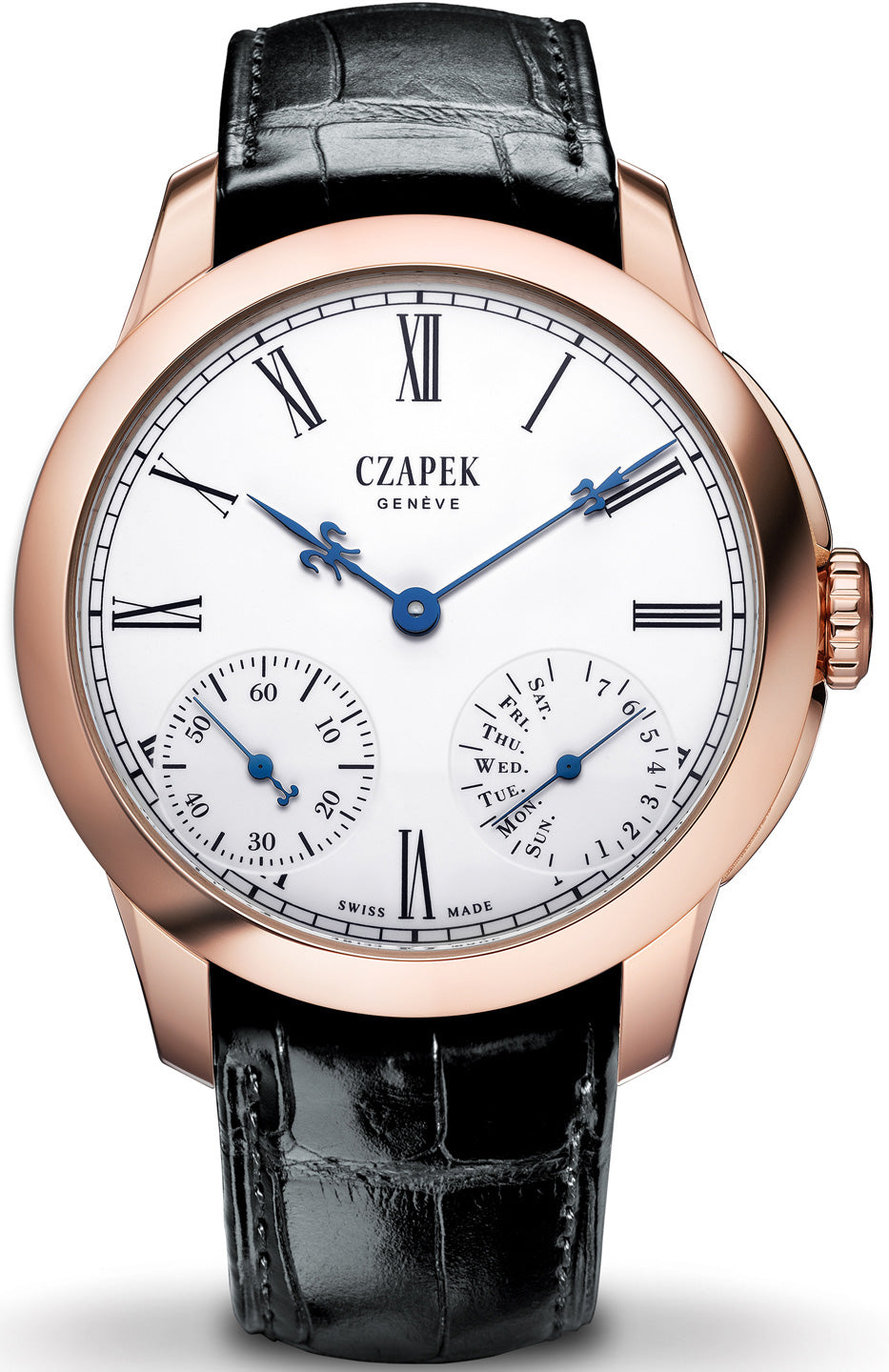 Czapek Watch Quai des Bergues Gold Guilloche Ricochet Gold No.33S Limited Edition