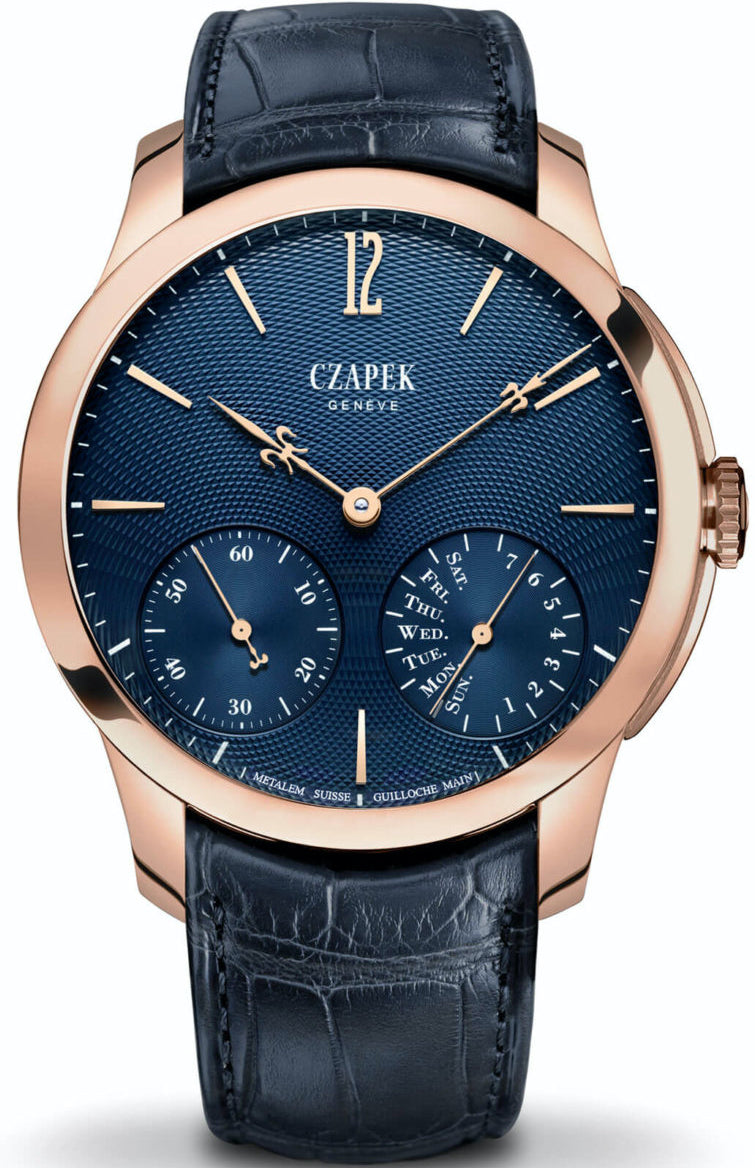 Czapek Watch Quai Des Bergues Gold Royal Blue Quai Des Bergues Gold Royal Blue
