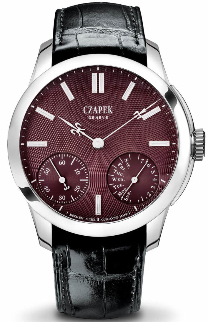 Czapek Watch Quai Des Bergues White Gold Rosewood & Diamonds S Quai Des Bergues White Gold Rosewood & Diamonds S