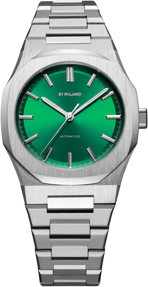 D1 Milano Mechanical Automatico Green Code Watch ATBU05 Image 1