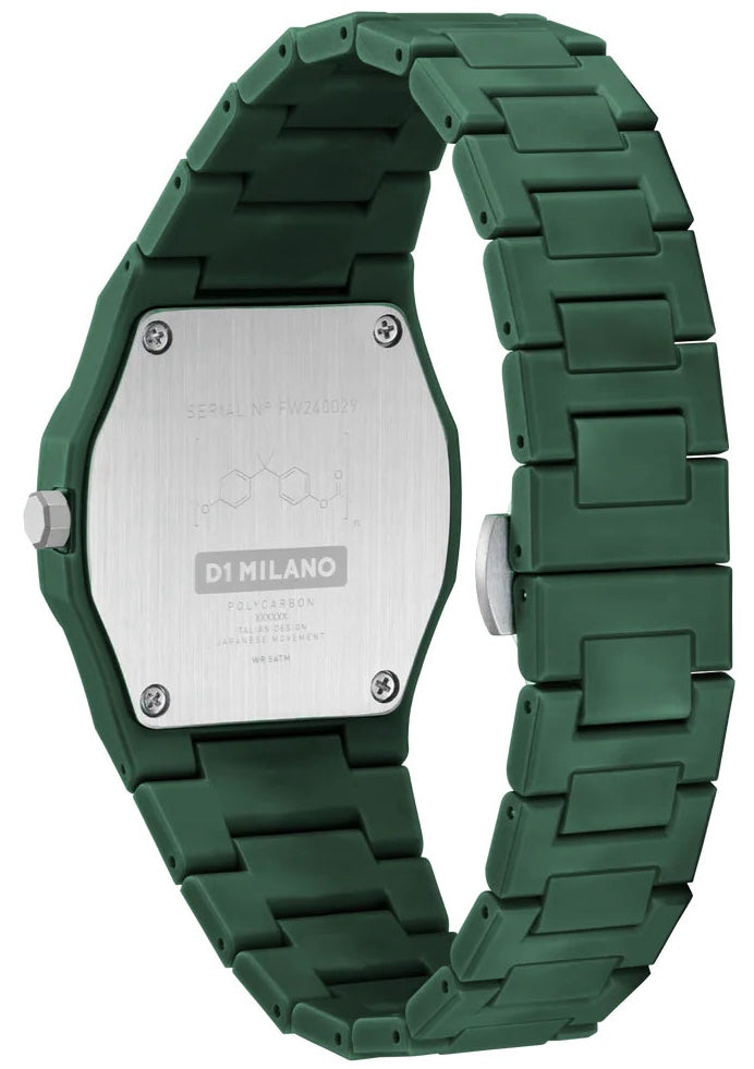 D1 Milano Polycarbon Green 01 Watch PCBU10 Image 3