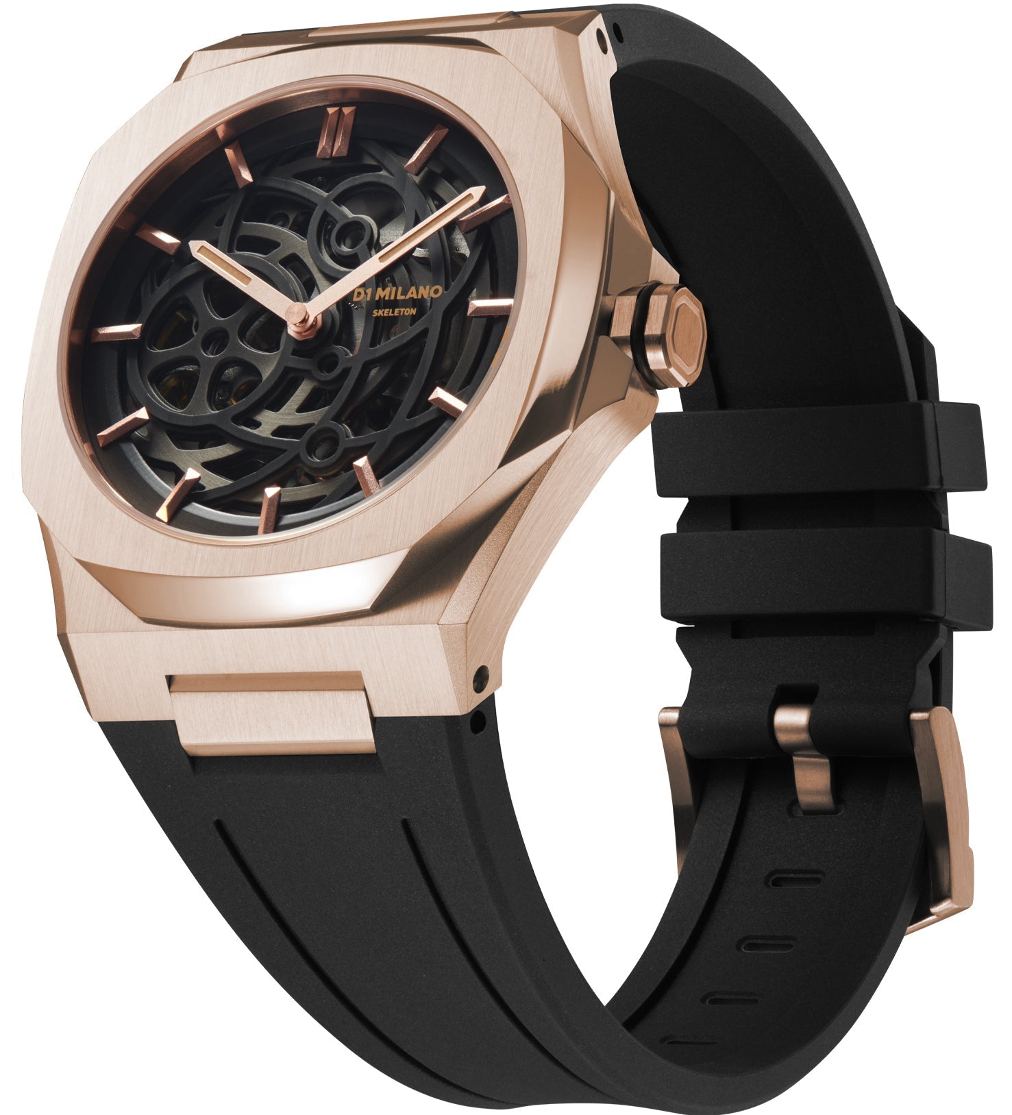 D1 Milano Skeleton Rose Gold D1-SKRJ12 Image 3
