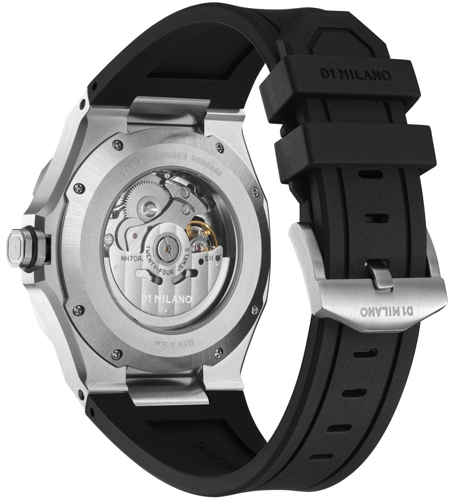 D1 Milano Skeleton Silver D1-SKRJ10 Image 2