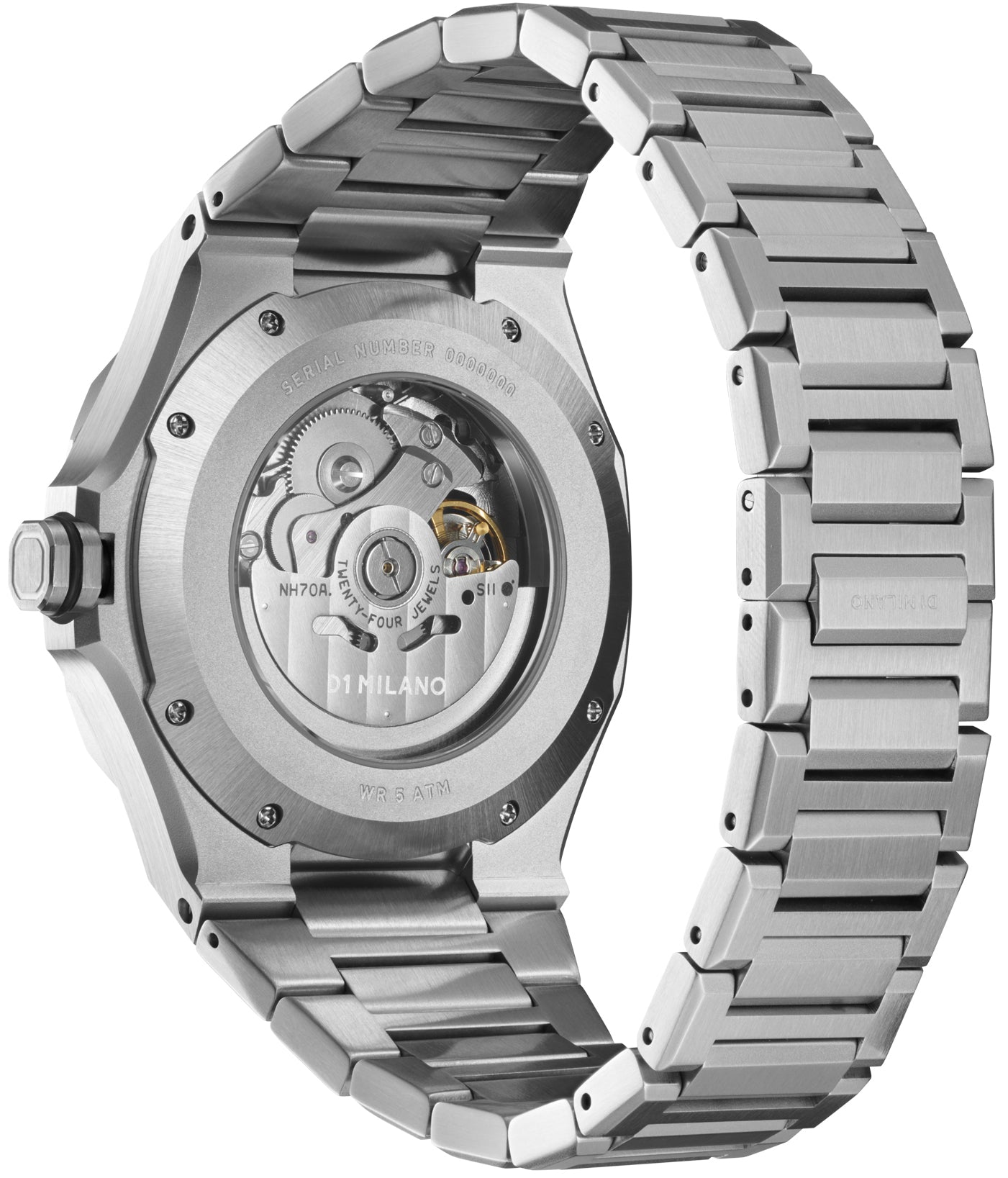 D1 Milano Skeleton Silver Watch SKBJ10 Image 2