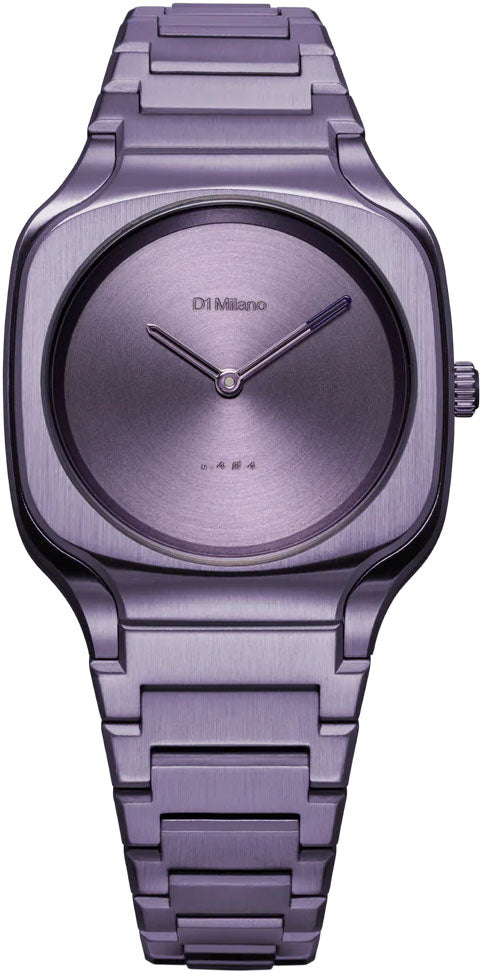 D1 Milano Square Disco Purple Watch SQBL02 Image 1