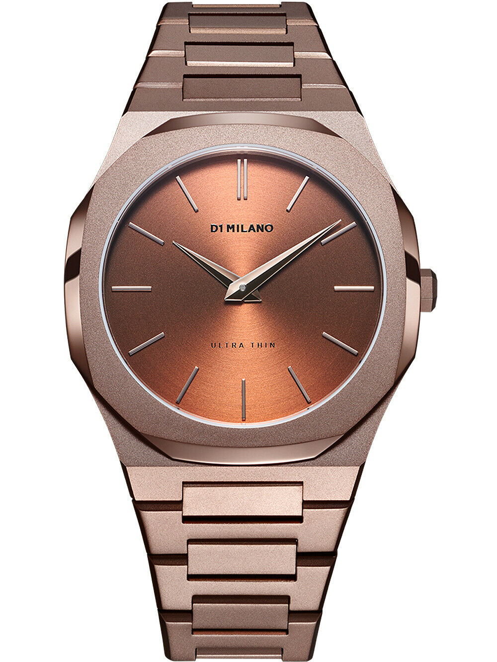 D1 Milano Ultra Thin Chocolate Watch UTBJ10 Image 1