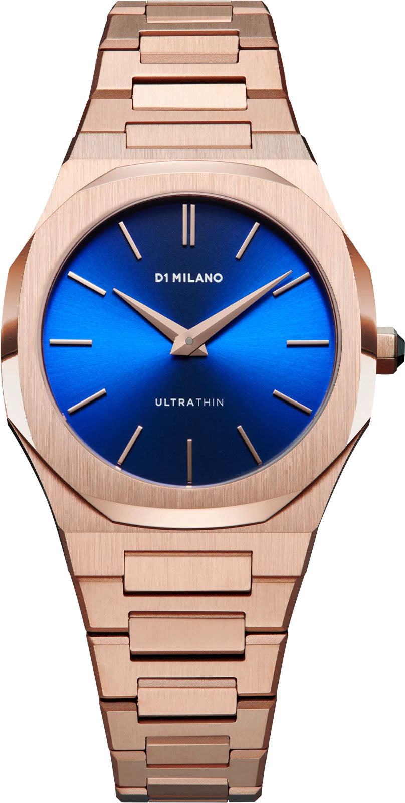 D1 Milano Ultra Thin Petite Geo Watch D D1-UTBL12 Image 1
