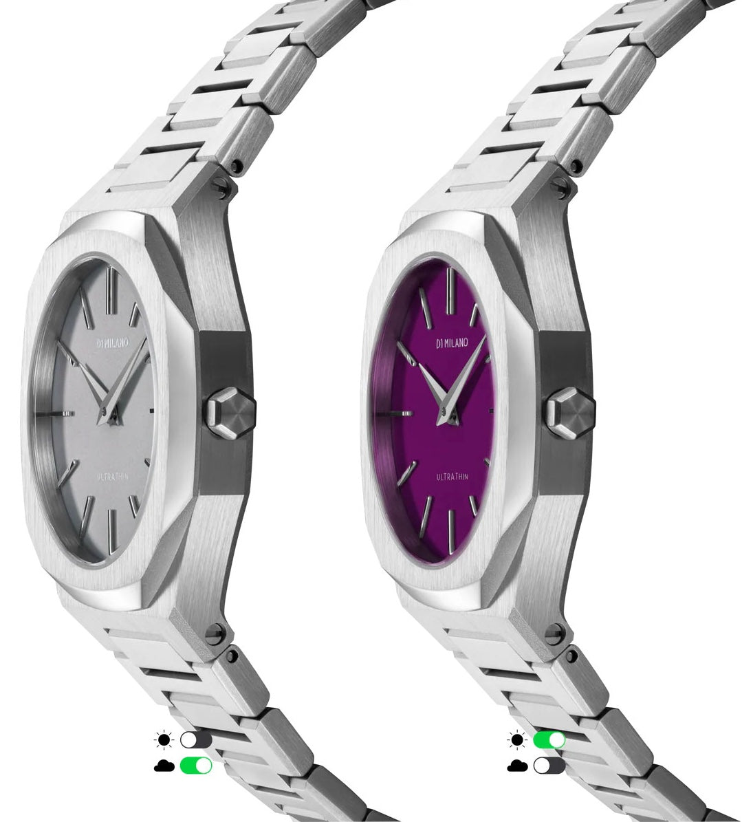 D1 Milano Ultra Thin Solar Sync Watch UTBL36 Image 3